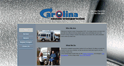 Desktop Screenshot of carolinacustomtransportation.com